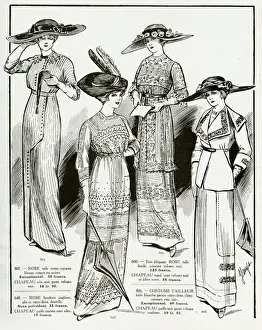 Linen Prints: Womens clothing for spring 1912