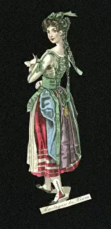 Bearn Prints: Womens Costumes of Europe - Bearn, France