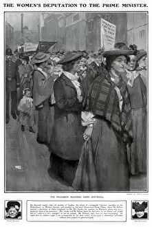 Images Dated 23rd July 2019: Womens deputation over the rights to vote 1905