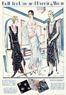 Bows Prints: Womens dresses 1929