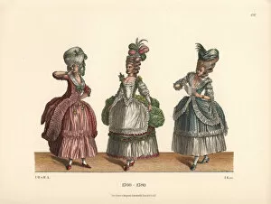 Womens fashions from the late 18th century