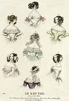Mantle Collection: Womens hairstyles 1839