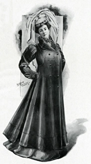 Images Dated 20th October 2017: Womens motoring leather coat 1907