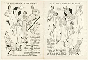 Slips Gallery: Womens petticoats 1935