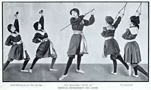 Images Dated 4th November 2019: Womens physical exercise 1906