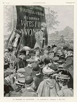 Demonstrations Gallery: WOMENs RIGHTS DEMO / 1906