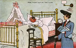 Canopy Prints: Womens Rights - Satire Reversal of Traditional Roles