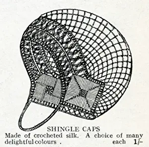 Protective Prints: Womens shingle cap 1929