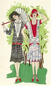 Afternoon Prints: Womens spring clothing for 1926