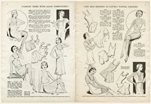 Undergarments Gallery: Womens undergarments 1935