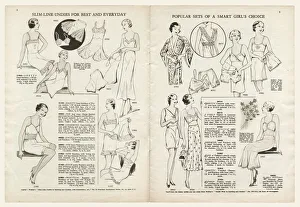 Images Dated 12th October 2018: Womens undergarments 1935
