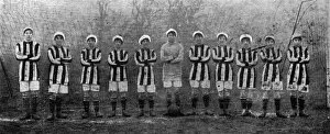 Images Dated 16th April 2012: A womens war workers football team, 1918
