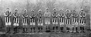 Images Dated 16th April 2012: A womens war workers football team, 1918