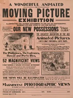 A wonderful animated or moving picture exhibition... our ne
