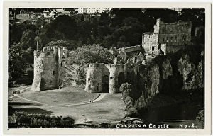 The wonderful ruin of Chepstow Castle, Wales The wonderful ruin of Chepstow Castle, Wales