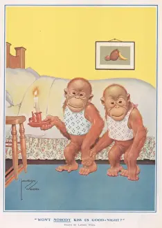 Wont Nobody Kiss Us Good-Night? By Lawson Wood