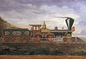 Wood Burning Steam Train