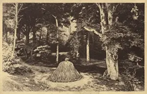 Wood Stack for Charcoal Burning