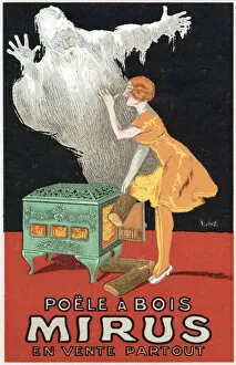 Frost Gallery: WOOD STOVE POSTER