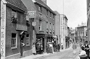 Woodbridge Prints: Woodbridge Royal Oak Inn early 1900s