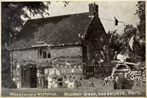 Hertfordshire Collection: Woodcarvers Shop - Woolmer Green, Hertfordshire