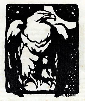Woodcut Eagle