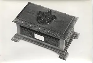Casket Prints: Wooden casket, Freedom of Town of St Louis, Mauritius