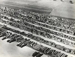 Erding Prints: Wooden Crates in the Open During the Berlin Airlift at t?