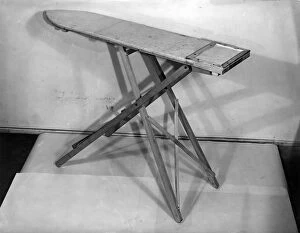 Images Dated 19th April 2018: WOODEN IRONING BOARD