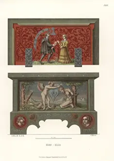 Hearts Prints: Wooden jewelry box from the early 16th century