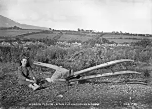 Mournes Prints: Wooden Plough used in the Kingdom of Mourne