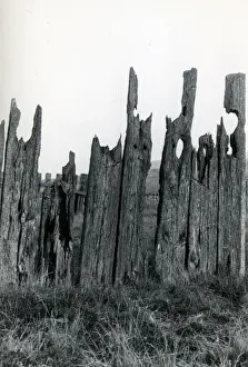 Wooden Snow Fence, Dent, Cumbria