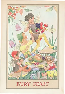 Woodland Fairies Children's Postcard design Watercolour