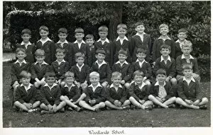 Images Dated 23rd June 2020: Woodland School, High Wycombe, Bucks - Boys Class Photo Date: 1940s