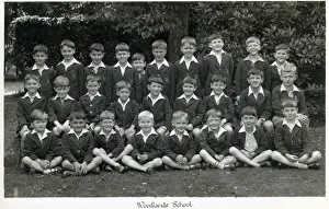 Wycombe Prints: Woodland School, High Wycombe, Bucks - Boys Class Photo Date: 1940s