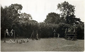 Woodland School, High Wycombe, Bucks - Playground. Date: 1940s