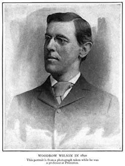 Career Prints: Woodrow Wilson in 1890