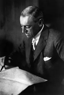 Woodrow Prints: Woodrow Wilson Writing