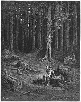 Mend Prints: The Woods & the Woodman