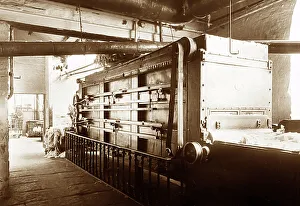 A wool drying machine, after washing - mill, Bradford