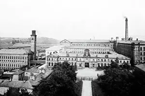 Wool Prints: A Woollen Mill in Bradford, Yorkshire, late Victorian period