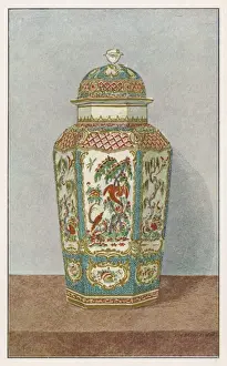 Manner Prints: Worcester China Vase