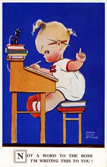 Keeping Gallery: Not a word to the boss - I m writing this to you! Date: 1954