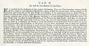 Parishes Prints: Wording of the 1601 Poor Relief Act