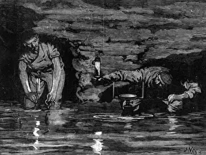 Work at a coal mine, 1878