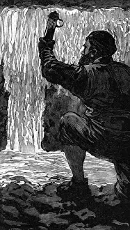 Work at a coal mine, 1878
