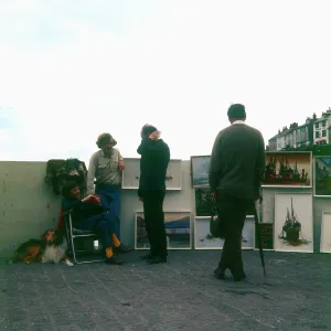 The work of an outdoor painter, Brixham Harbour, Devon