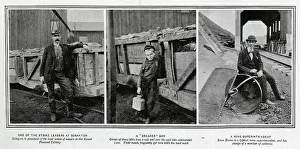 Pleasant Prints: Three mine workers in America