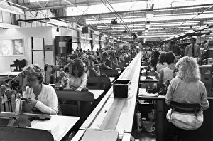 Workers at Finns Shoe Factory, Penzance