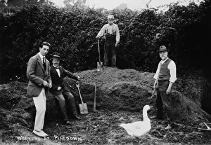 Anseriformes Prints: Workers at Piltdown